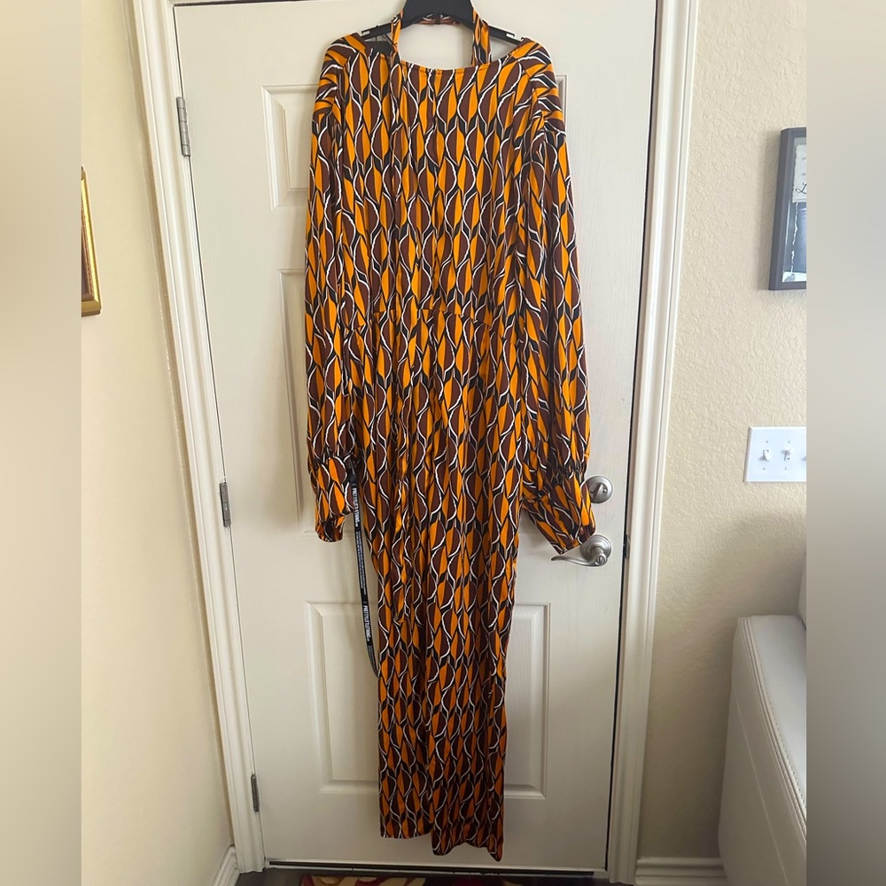 Pretty Little Things Maxi Dress with Bishop Sleeves - Picture 2 of 5